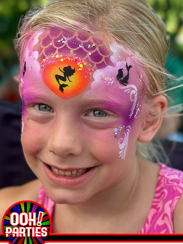 Mermaid Princess Face Paint