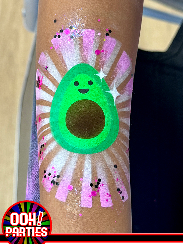 Avocado Airbrush Tattoo