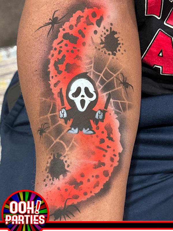 Ghost Face Tattoo