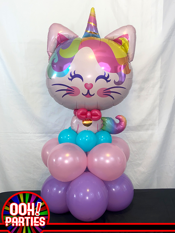 Caticorn Balloon Centerpiece