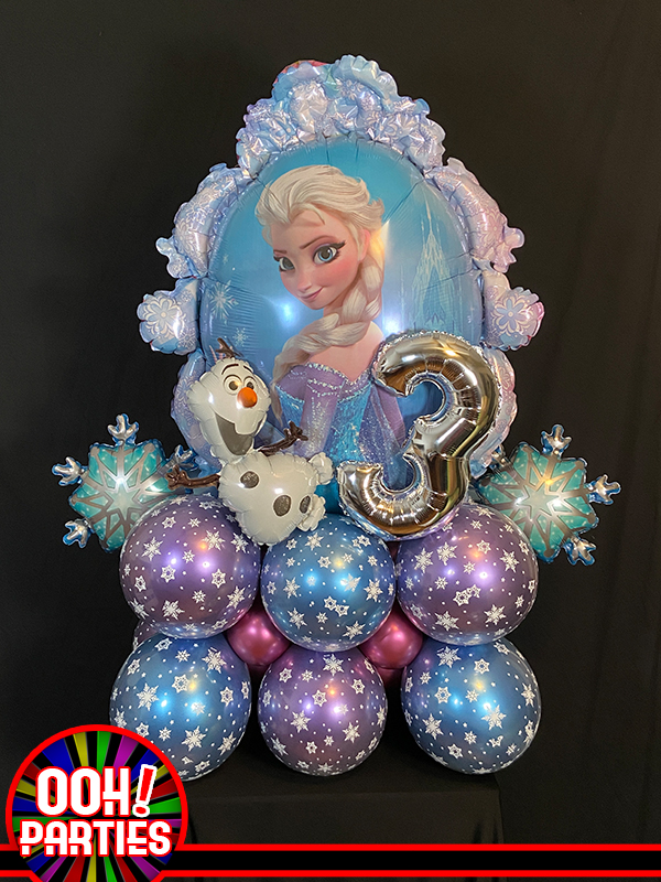 Frozen Balloon Centerpiece