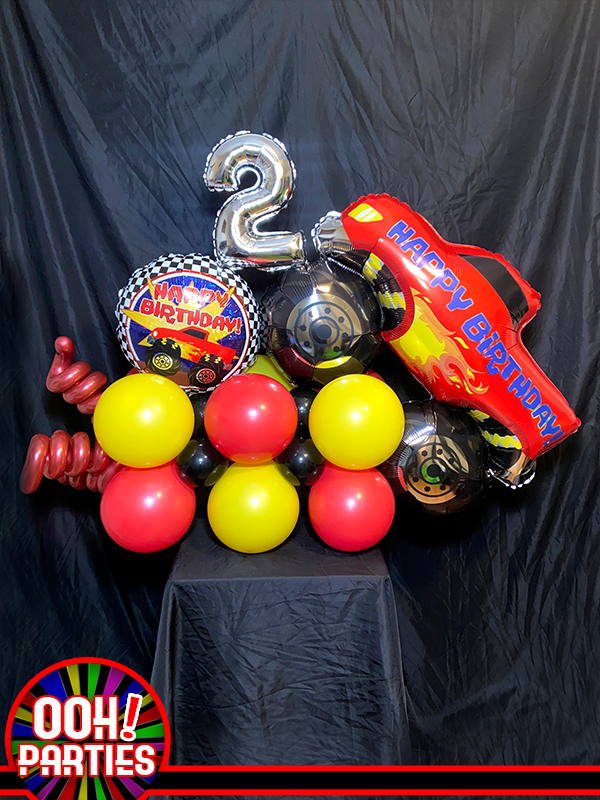 Monster Truck Balloon Centerpiece