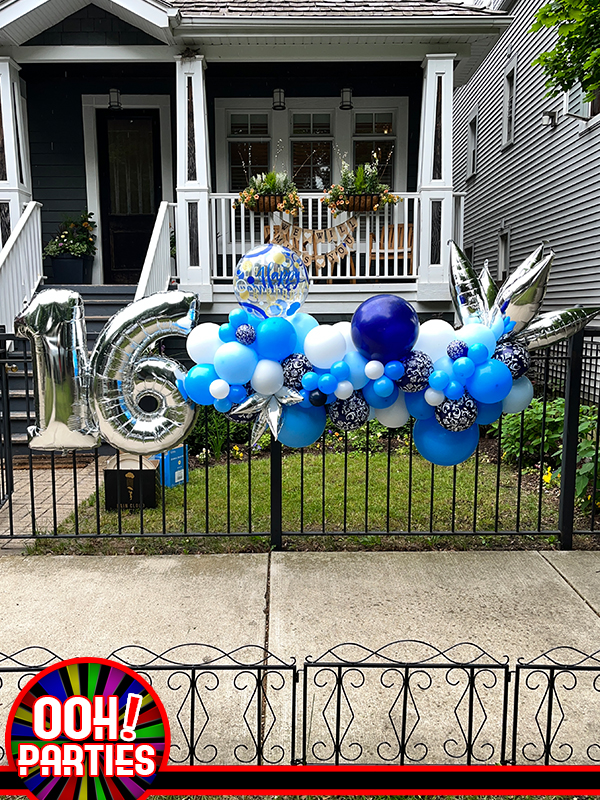 16th Birthday Balloon Garland