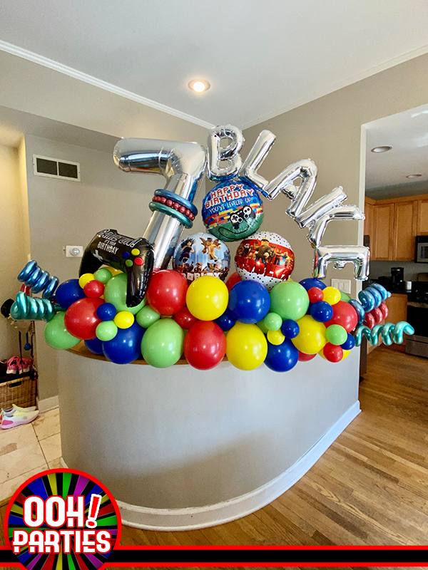 Video Game Custom Balloon Marquee