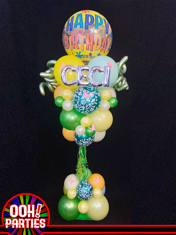 Custom Name Balloon Party Pole