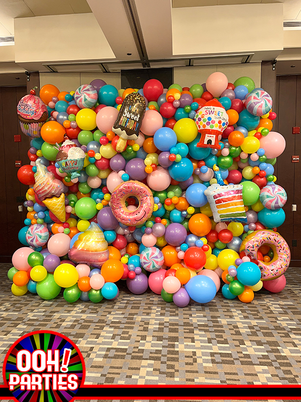 Candy Garland Balloon Wall