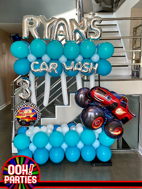 Car Wash Balloon Photo Frame