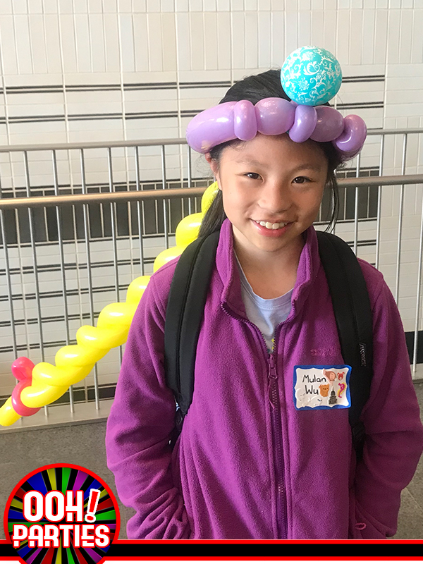 Rapunzel Balloon Hat