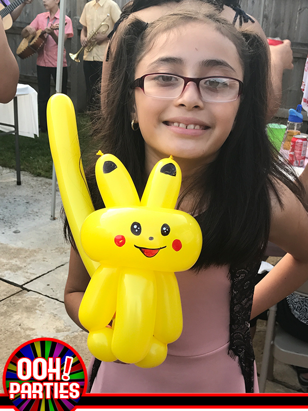 Pikachu Balloon Animal